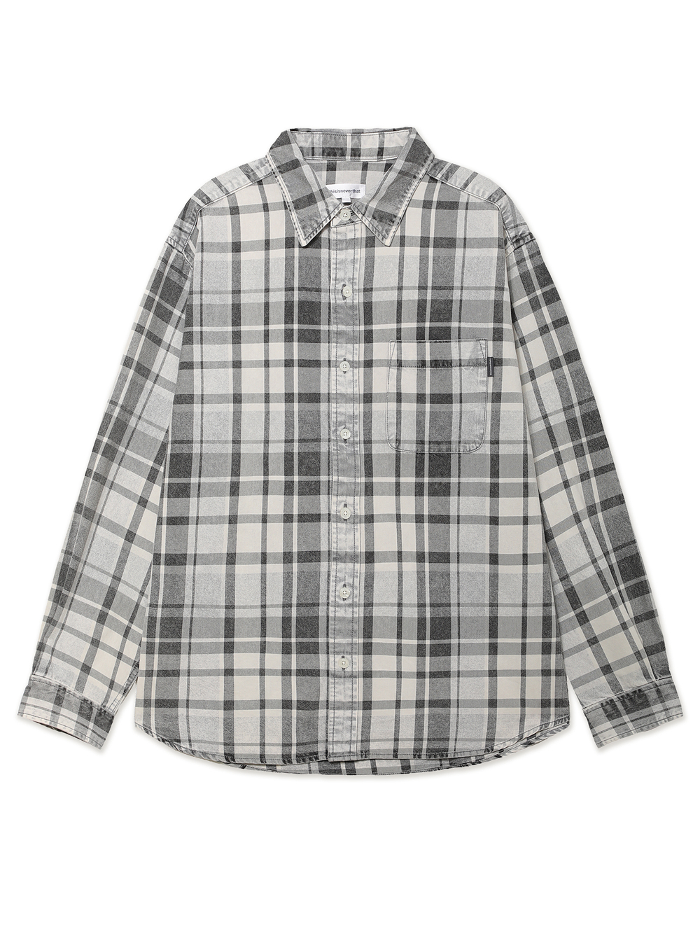 Рубашка Дл. Рукав Washed Check Shirt