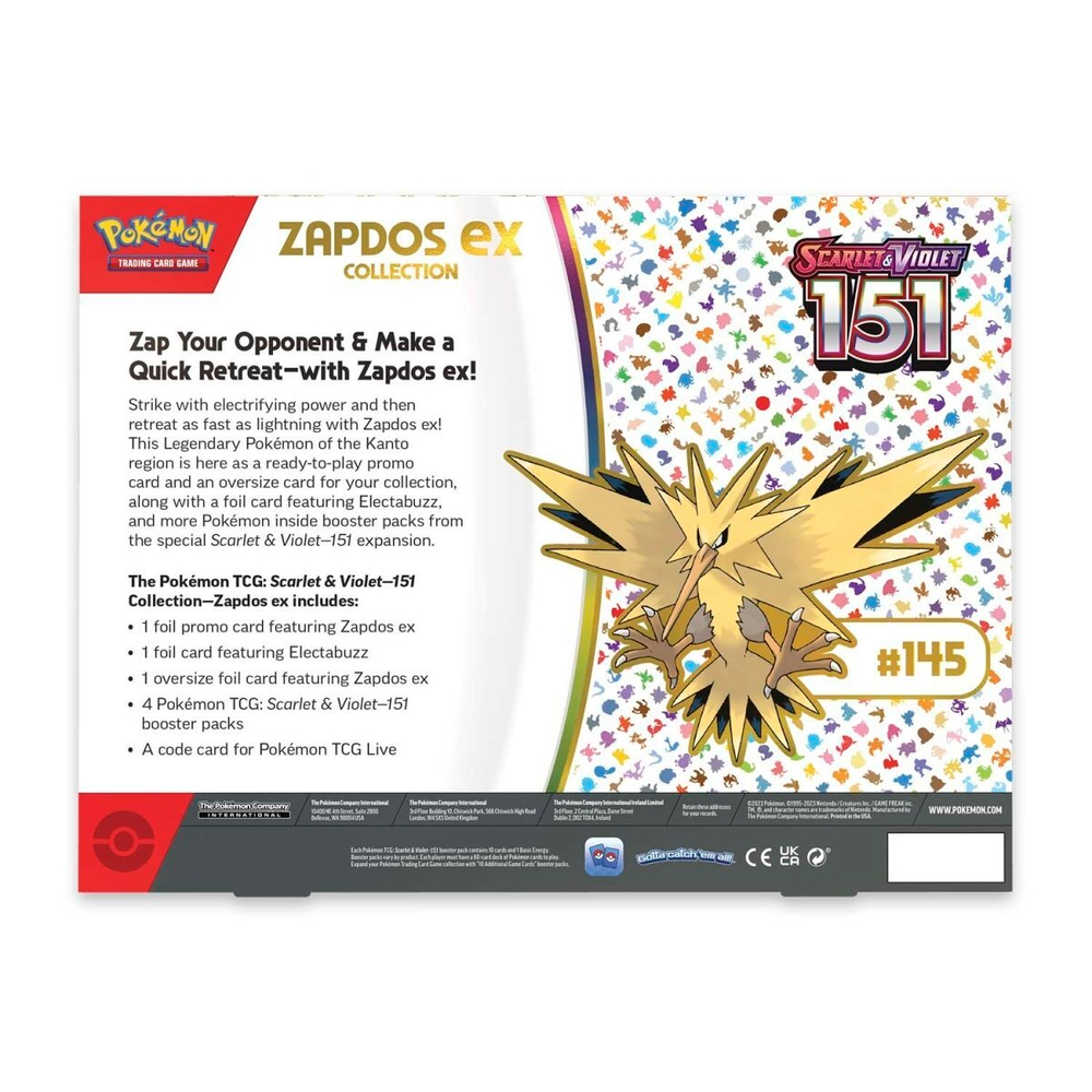 Zapdos ex Box Collection