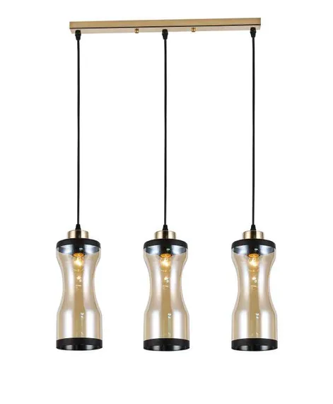 Светильник подвесной Rilon 06829/3L GOLD, 3×40 Вт, золотой
