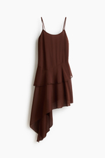 Асимметричное шифоновое платье - H&M