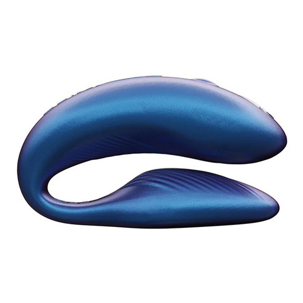 Синий вибратор 7,8см для пар We-Vibe Chorus Cosmic Blue SNHR3SG5