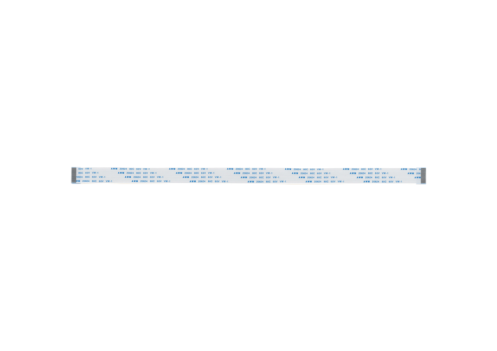 Шлейф 13 pin, 20 см, шаг 1 мм FFC, прямой А