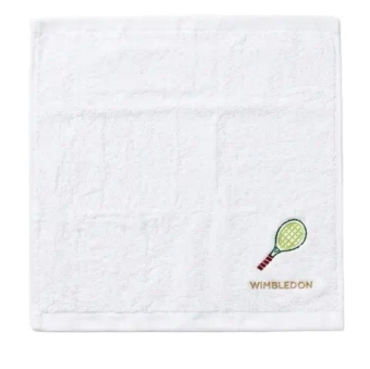 Полотенце теннисное Wimbledon Themed Face Towel Set 5P - white