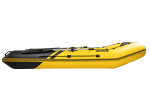 Броня-320 СК слань+киль желтый-черный (Лодка ПВХ под мотор с усилением)
