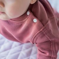 Свитшот с наружными швами "Пепельная роза" 0+