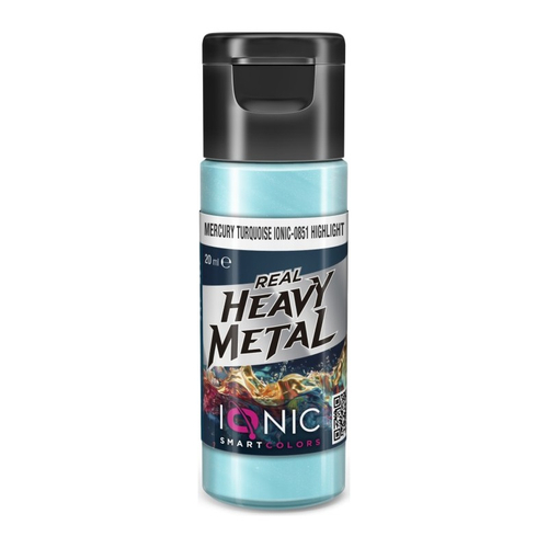 Краска Mercury Turquoise Highlight — Ionic Real Heavy Metal, 20 мл, IONIC-0851