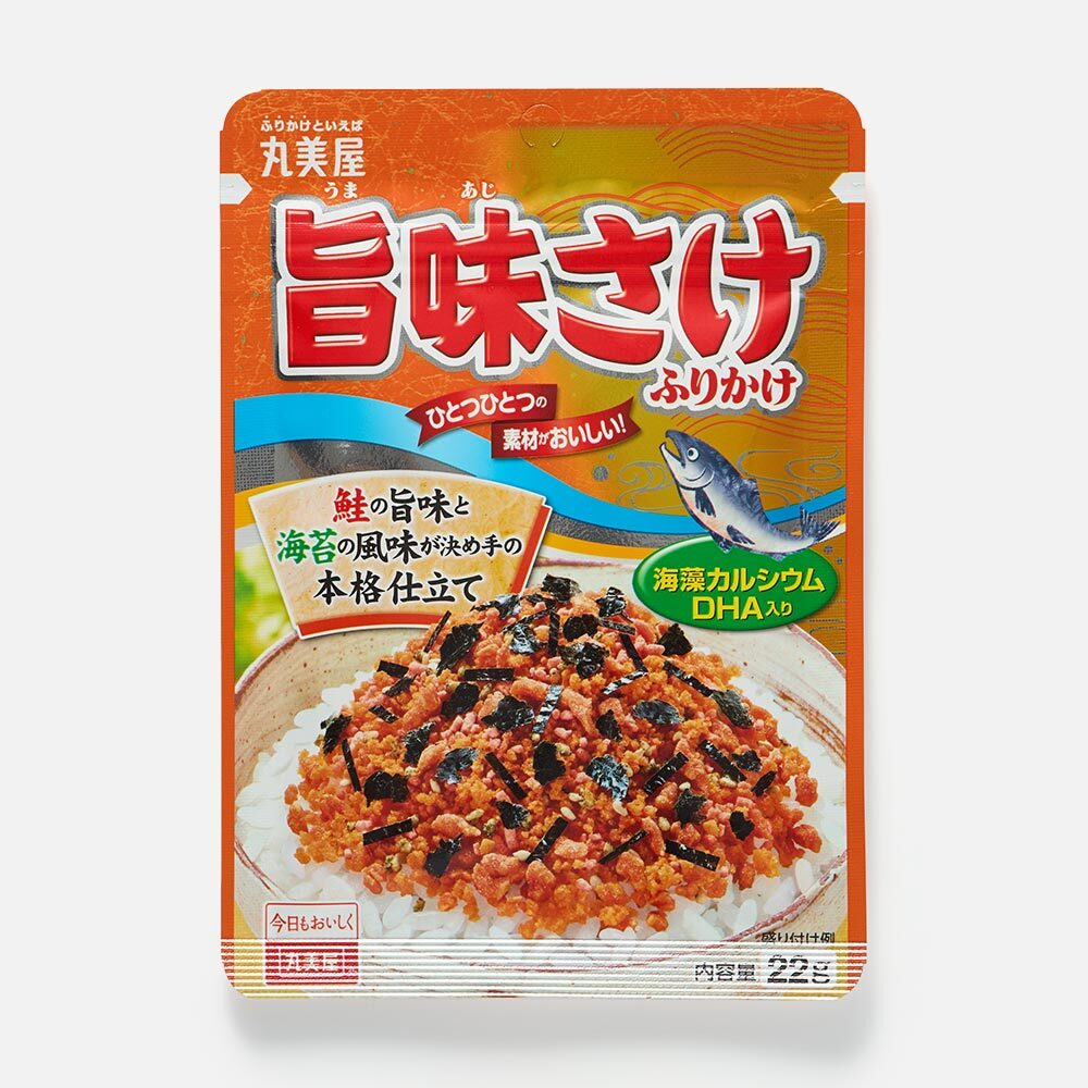 Приправа Marumiya Furikake для варёного риса, с лососем, 22 г