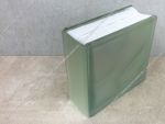 Торцевой элемент для стеклоблока, 187x72x4 - Зеркало матовый пескоструйный