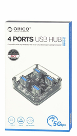 USB-хаб Orico MH4U-U3 4xUSB3.0 серый