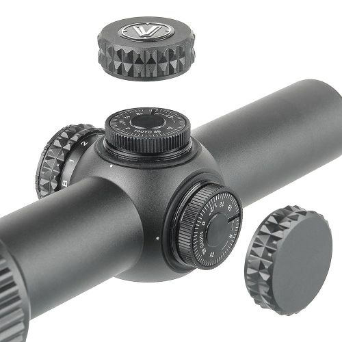 Оптический прицел Veber Wolf GB FD 1-8x24 ( установка на Тигр, СВД, Винтовка Мосина / Сетка FireDot / с подсветкой )
