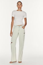 ДЖИНСЫ TRF WIDE-LEG С НИЗКОЙ ПОСАДКОЙ — ZARA