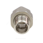 Соединитель латунь никель американка Ду 15 (1/2") прямой ВР/НР VALFEX VF.340.N.012