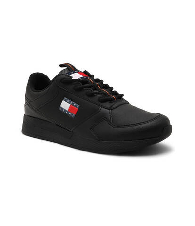 Кожаные кроссовки flexi runner Tommy Jeans - черный(EM0EM01409)