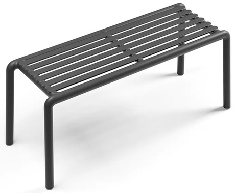 Пластиковая скамейка Nardi Doga Bench, антрацит