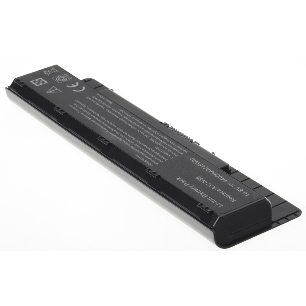 Аккумуляторная батарея AnyBatt 4400 mAh для ноутбука Asus A31-N56, A32-N56