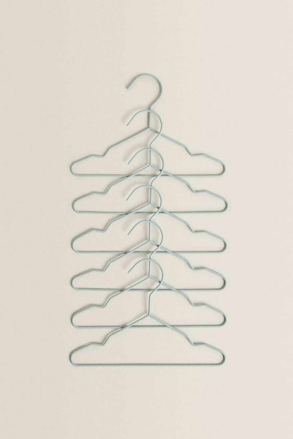 ZARA HOME ДЕТСКАЯ ВЕШАЛКА (НАБОР ИЗ 6 ШТ.) МЯТНЫЙ