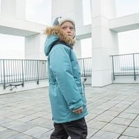 Парка зимняя мембранная на меху "Ментол" подростковая