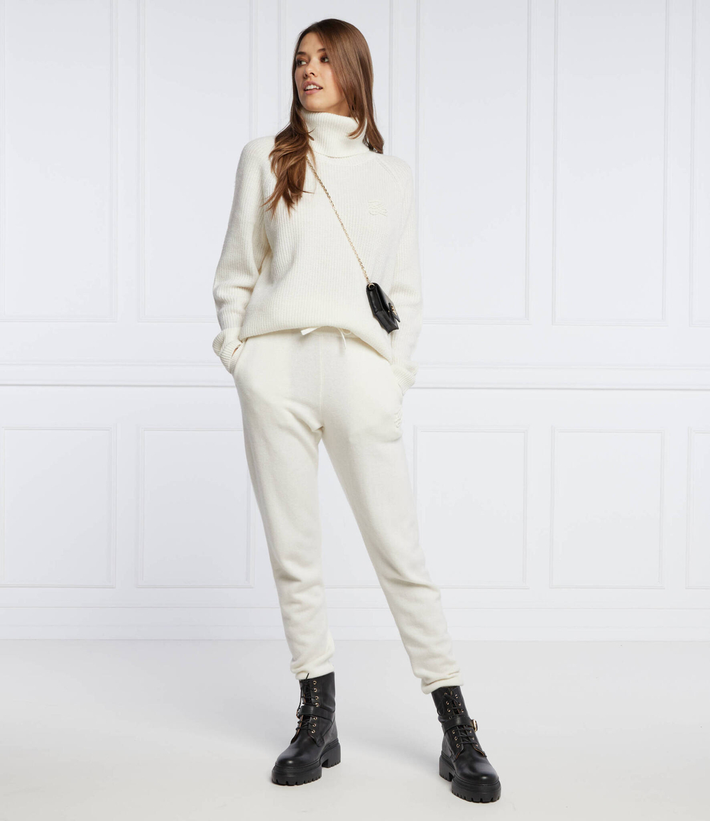 хлопчатобумажные спортивные штаны Karl Lagerfeld - белый(216W2032)