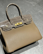 Сумка Hermes из кожи крокодила 30 см