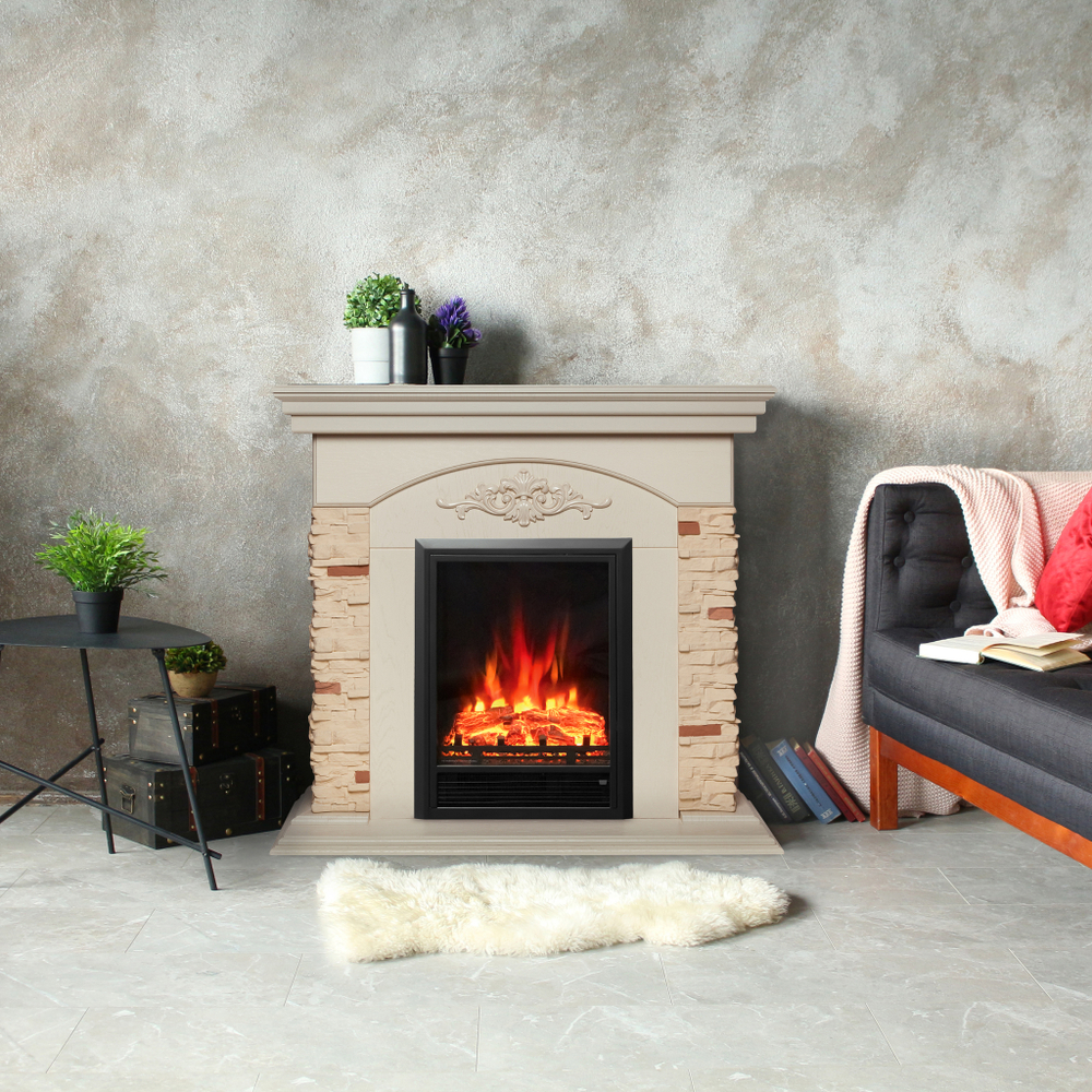 Каминокомплект Real Flame Neapolis WT с очагом Eugene