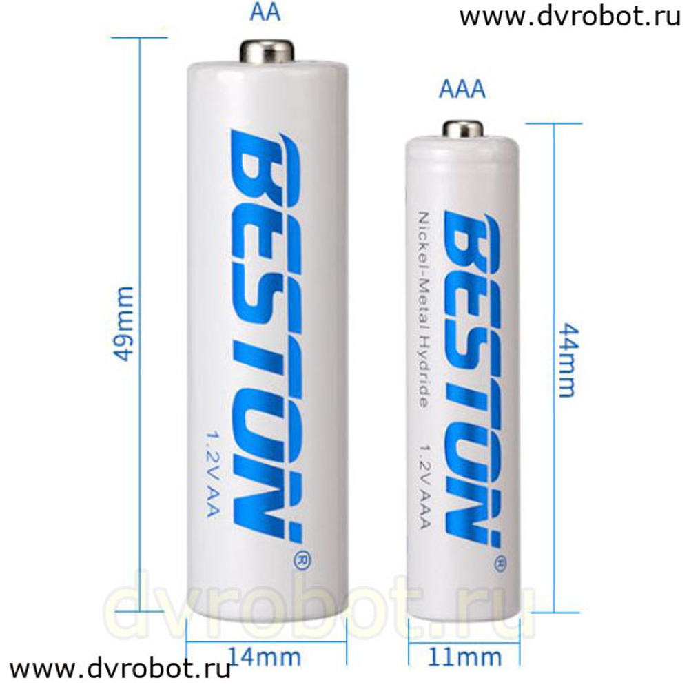 Аккумулятор Beston NiMH/AAA/1100mAh