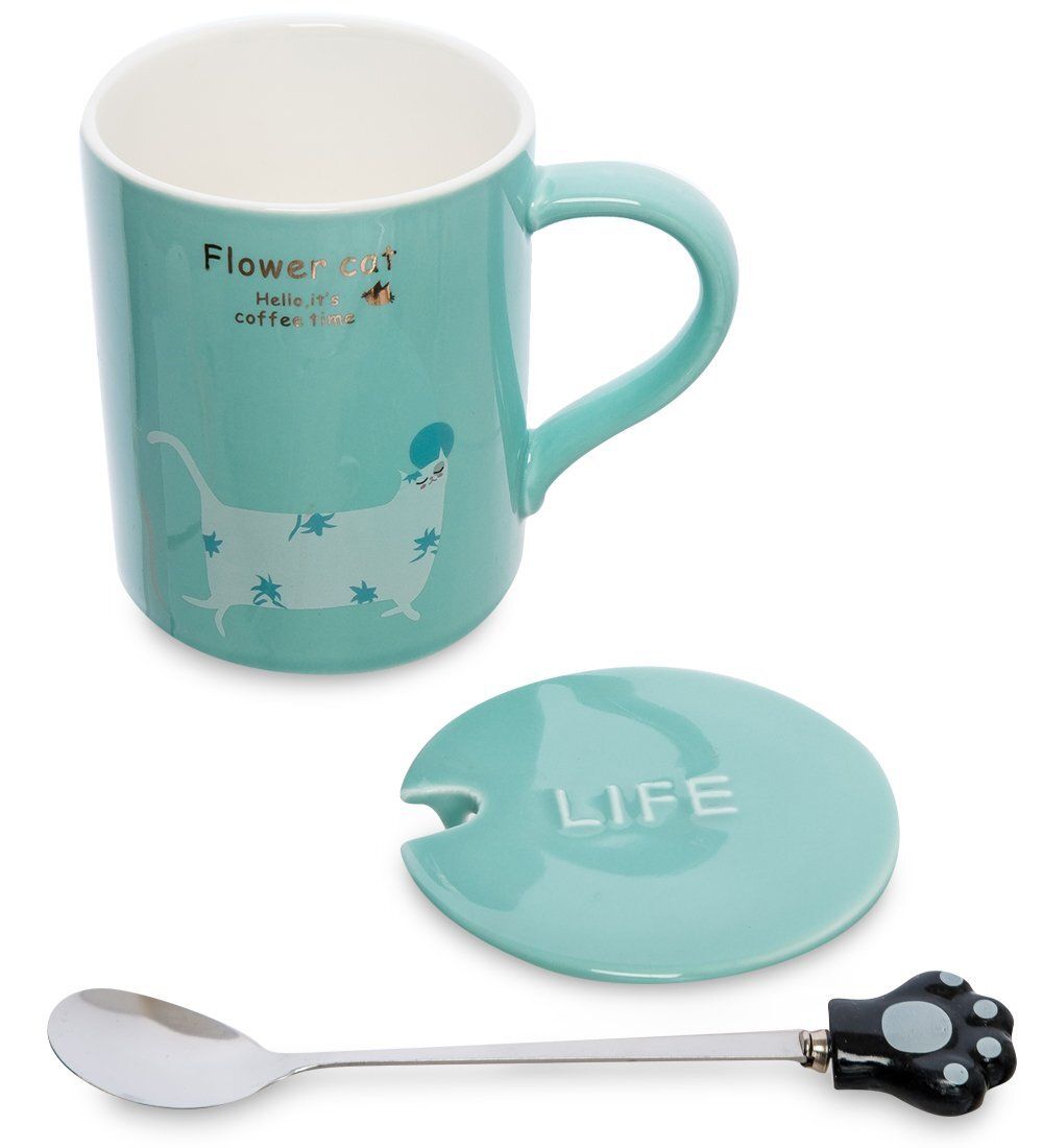 GAEM Art MUG-273/2 Кружка «Цветочный кот»