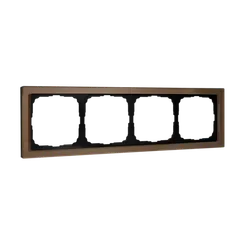 Рамка стеклянная на 4 поста Systeme Electric ArtGallery Pure Шампань GAL320504