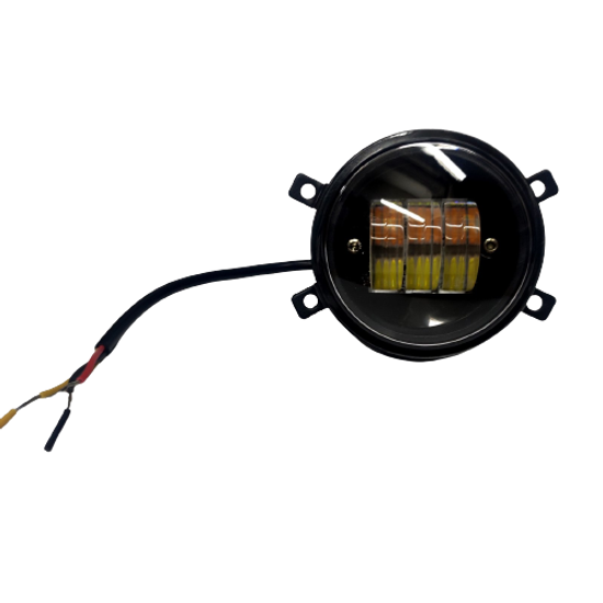 Светодиодная универсальная противотуманная фара WLB4 10×3 V4 Режим Белого и Желтого цвета на 8,5см