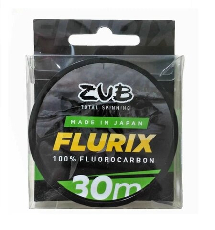 Леска ZUB FLURIX 30m 0.185мм