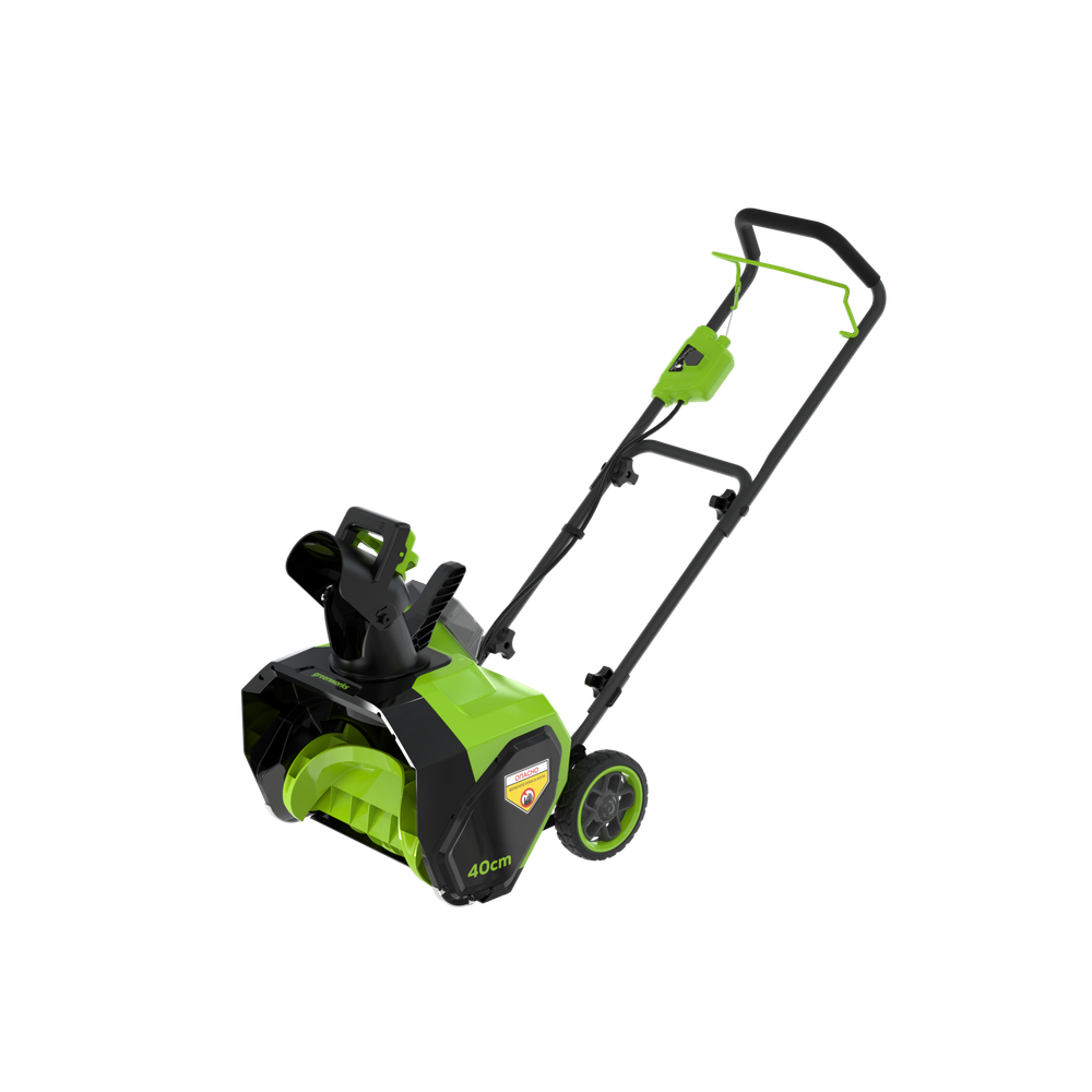 Снегоуборщик аккумуляторный Greenworks G40ST40, 40V, 40 см, с 1хАКБ 5 Ач и ЗУ (2603607UG)