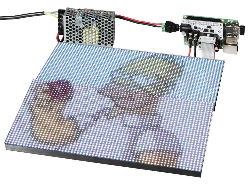 Драйвер RGB матриц для Raspberry Pi