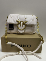 Сумка Pinko белая с декором