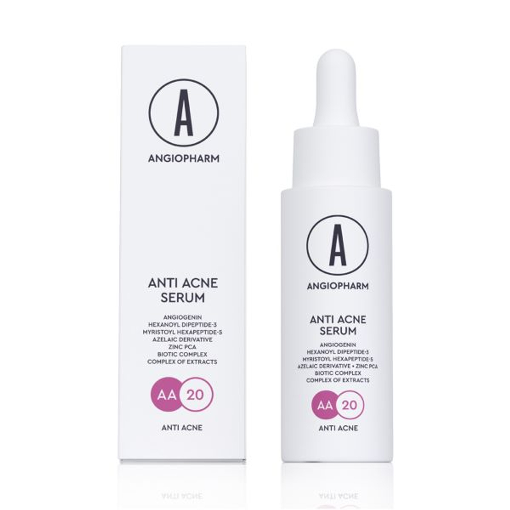 ANGIOPHARM СЫВОРОТКА ДЛЯ ПРОБЛЕМНОЙ КОЖИ, 30 Мл | ANTI ACNE SERUM