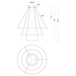 Основание для подвесного светильника Favourite Canopy 4591-220-9BL