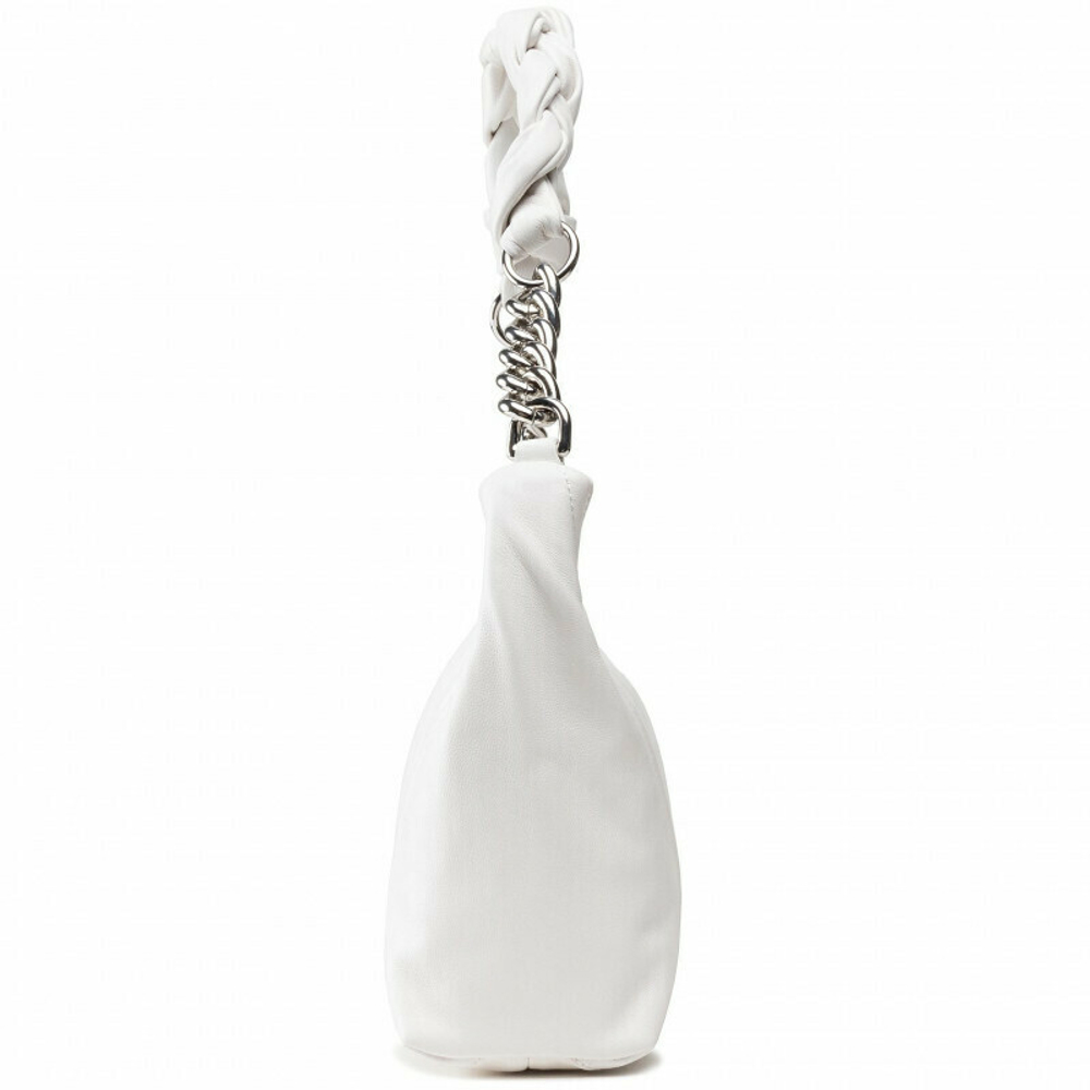 MEDIUM HOBO SOFT KNOT - white
