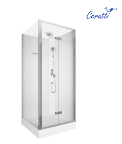 Душевая кабина Ceruttispa (ЧеруттиСпа) BELLA90T, с низким поддоном, 90x90x225