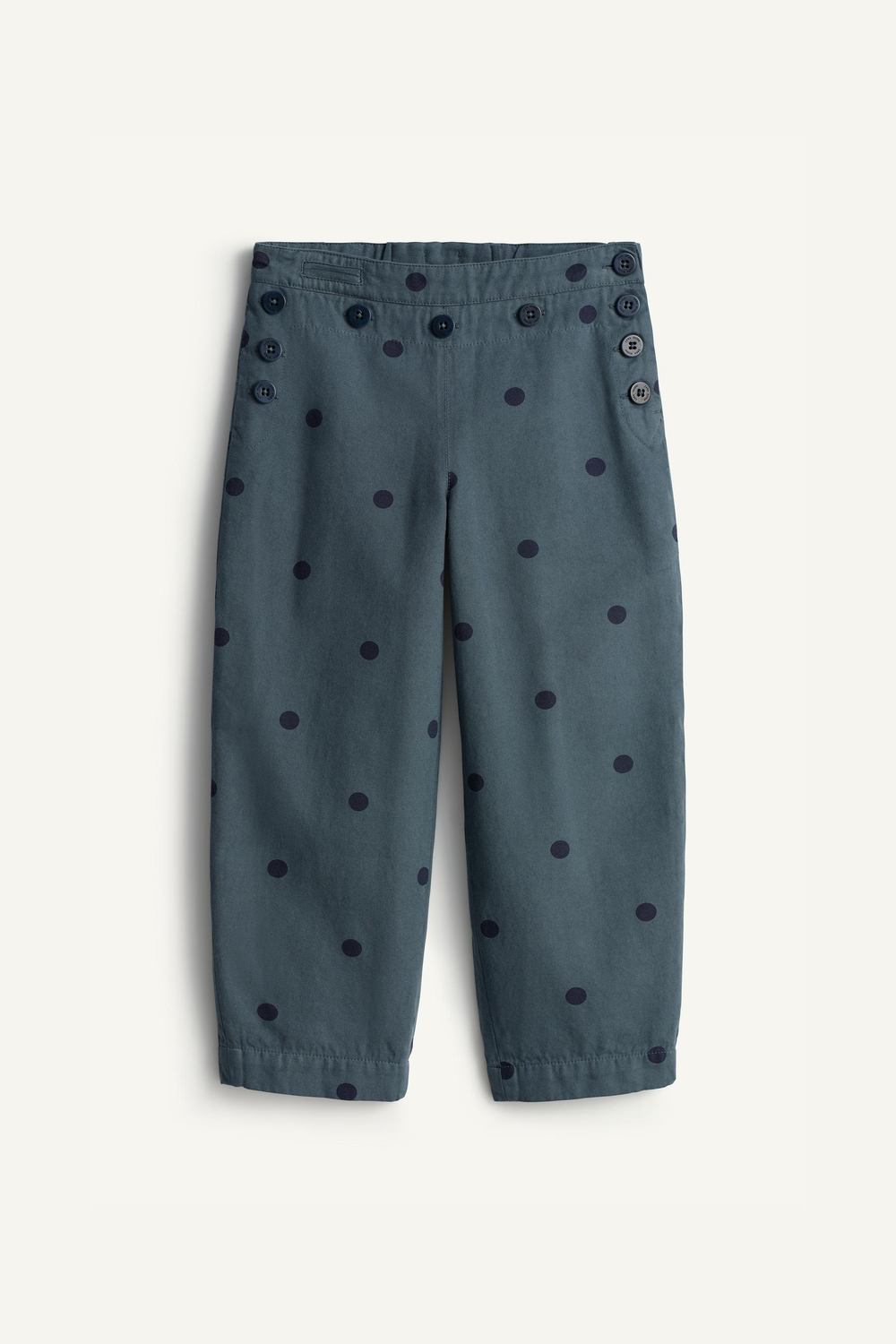 ZARA БРЮКИ В ГОРОШЕК - LIMITED EDITION, АНТРАЦИТОВО-СЕРЫЙ