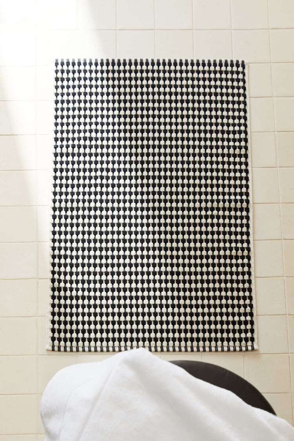 ZARA HOME РЕЛЬЕФНЫЙ КОВРИК ДЛЯ ВАННОЙ, ЧЕРНЫЙ