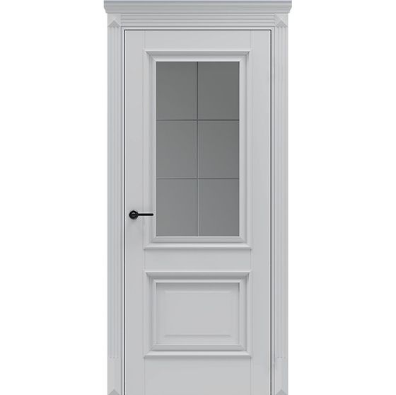 Цена на Межкомнатная дверь Classico-13.2 Shellac Grey остеклённая Купить Межкомнатная дверь Classico-13.2 Shellac Grey остеклённая