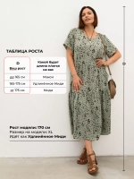 Платье летнее больших размеров в горошек