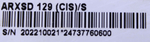 Модуль управления Hotpoint-Ariston ARXSD 129 (CIS)/S