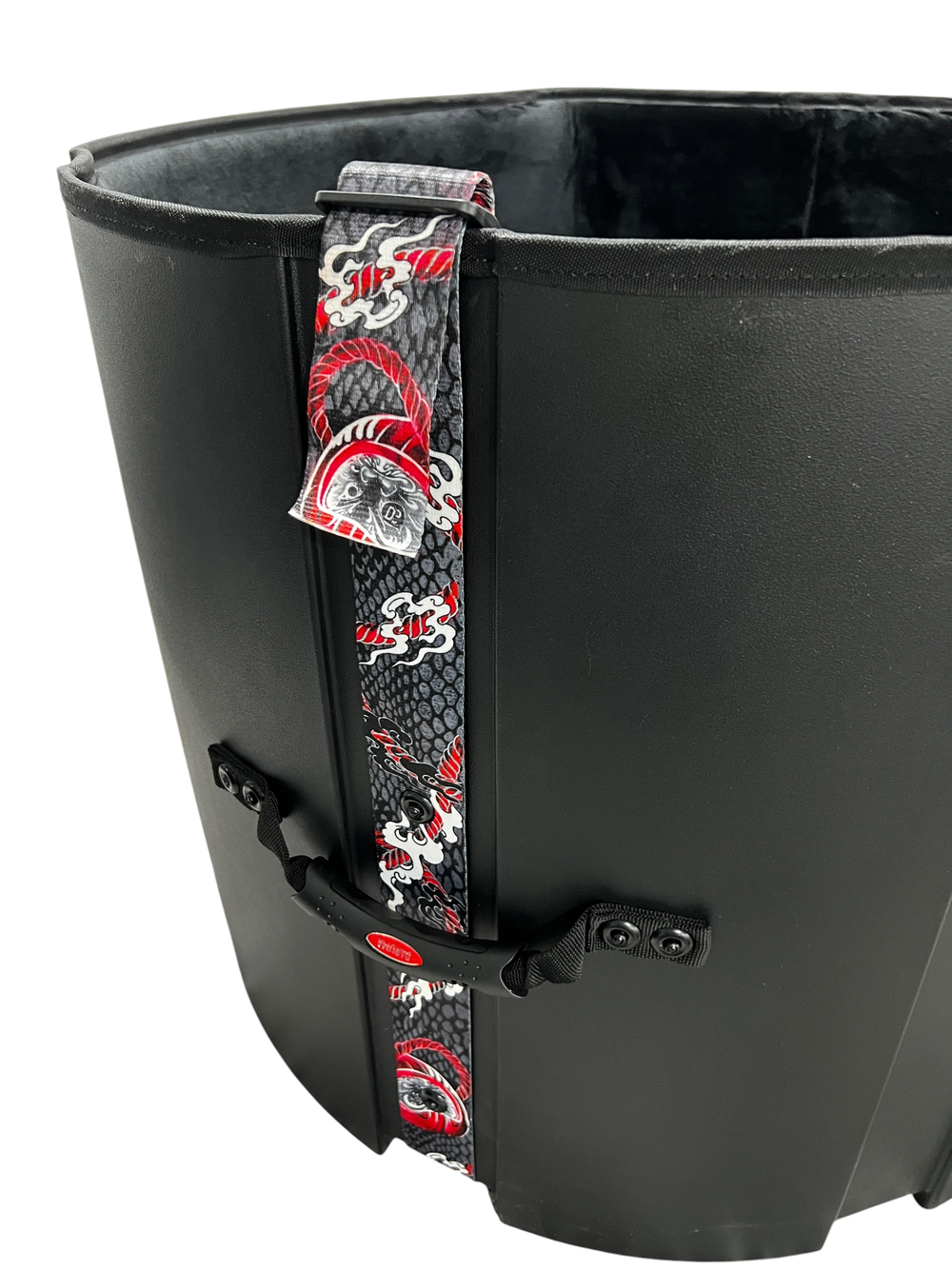 Ударопрочный кейс DGCASE DARUMA 22-18V - для басс (большого) барабана, ЧЕРНЫЙ, отделка велюр