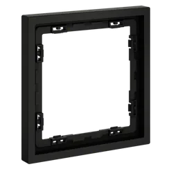Рамка пластиковая на 1 пост Voltum S70 Черный матовый VLS100108