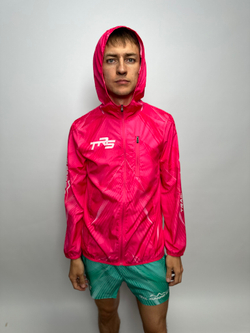 Ветрозащитная куртка для бега TRS pink QR