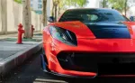 Карбоновые накладки на воздухозаборники фар для Ferrari 812 Superfast GTS 2017-2024 Феррари