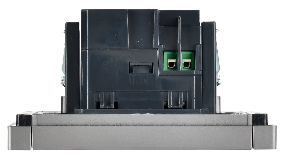 FORTE&PIANO Розетка USB A+A 3,1А FP549 сталь IEK