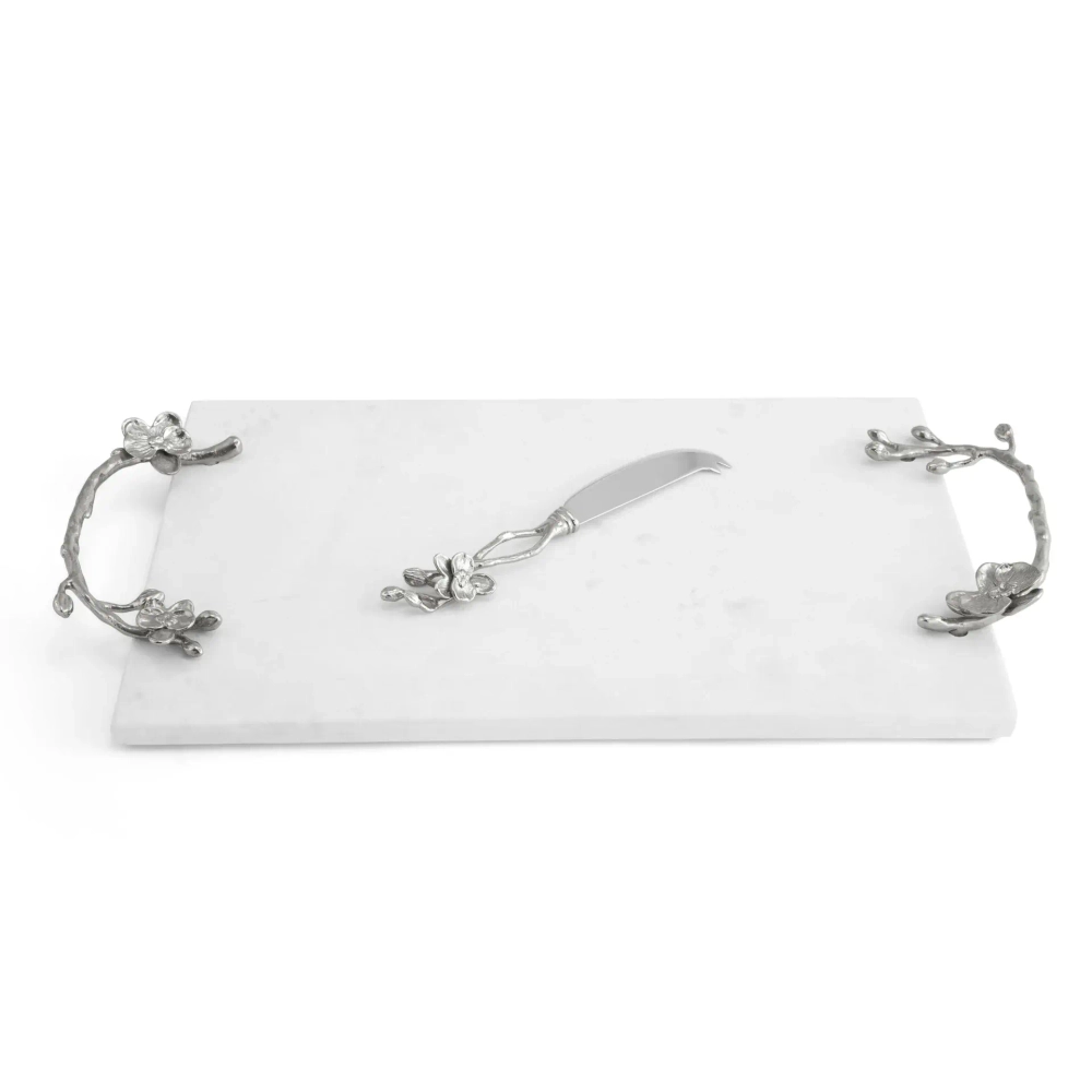 Сервировочный сырный набор White Orchid (45.7 x 25.4 см)