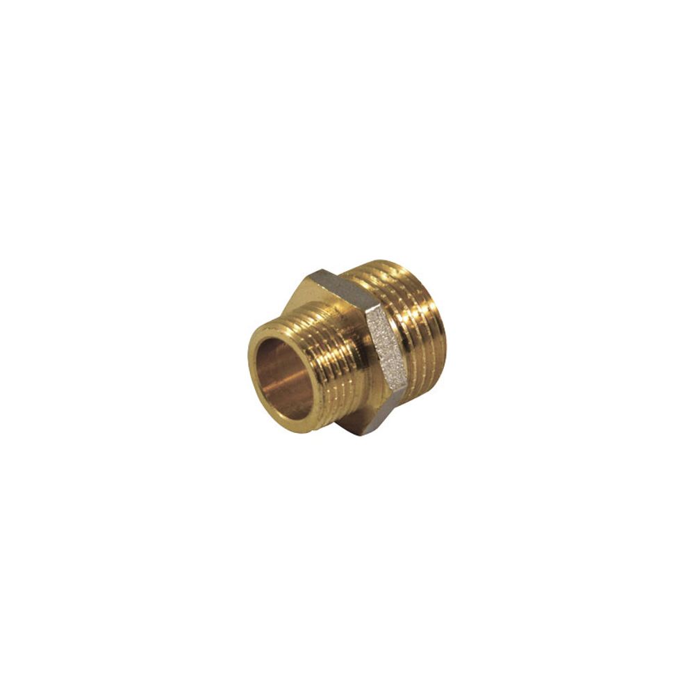 Ниппель латунный переходной СТМ с наружной резьбой 1" x 3/4"