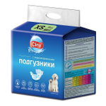 Подгузники для собак и кошек 2 - 4кг, Cliny, размер XS 15-25см
