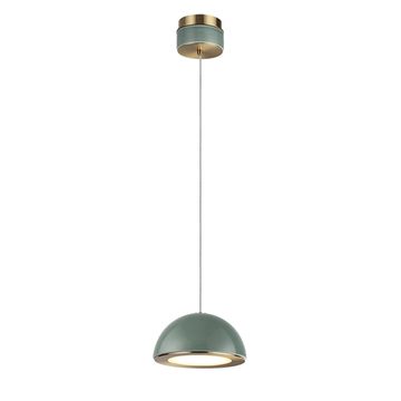 Подвес 6W 3000K 5452/6L светлая бронза/зеленый LULU Odeon Light Exclusive